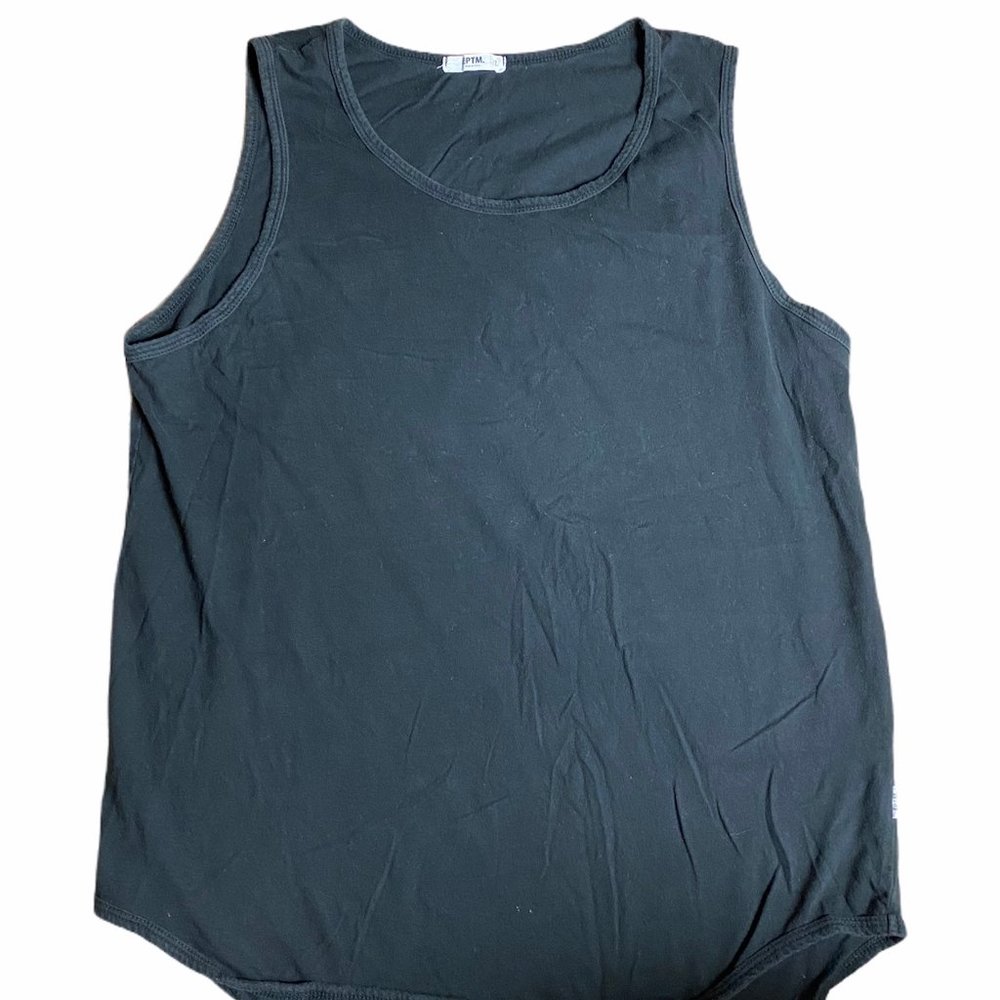 EPTM Black Scoop Tank Top